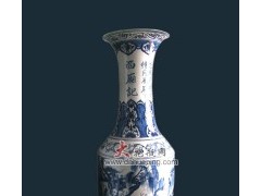 西厢记古彩瓷陶瓷花瓶