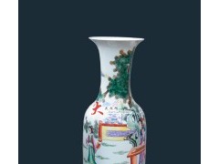 景德镇陶瓷花瓶粉彩仕女图