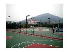 天津EPDM幼儿园场地铺设,悬浮地板拼接,体育围网建设