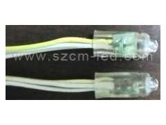 深圳厂家生产供应LED单色9mm黄光外露灯串