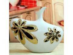 陶瓷工艺品工艺花器摆件02291 白金 02292白银