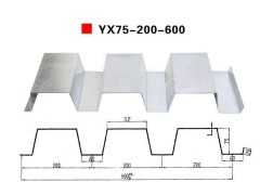 YX75-200-600楼承板