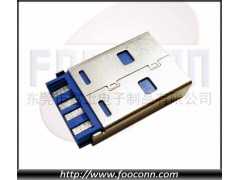 USB 3.0AM/A公短体焊线|USB 3.0A型焊线公头