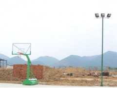 南宁篮球架设备厂-供应南宁圆管埋地式篮球架