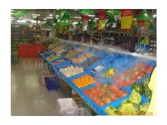 商场超市蔬菜水果生鲜喷雾降温加湿保鲜冷雾机