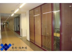 上海双玻百叶隔断价格—84mm—玻璃隔断加百叶