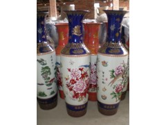 西安陶瓷大花瓶 西安青花瓷大花瓶 西安浮雕纹龙大花瓶