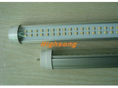 LED日光灯管 1.2米 上铝下PC 透明或磨砂 宽电压