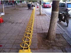 宝安自行车架 宝安中学专用桂丰螺旋式自行车停车架