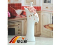新品！陶瓷工艺品批发 家居装饰陶瓷花瓶 小型落地花瓶