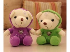 信豫毛绒玩具厂定做2013新款小印花熊玩具