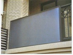 阳台壁挂式平板太阳能-北京海林高效平板太阳热水器