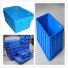 塑料周转箱专业厂商 500 575箱 蓝色 加盖 新料 回料