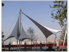 建筑膜结构公司承接武汉山水华庭膜结构工程