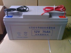 厂家现货供应12V65AH太阳能专用免维护胶体蓄电池