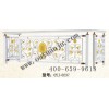 供应【OYJ-0237高档金黄色印花铸铝阳台栏杆】