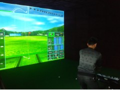 汽车4S店配套韩国Golfzon12款专业高尔夫模拟器