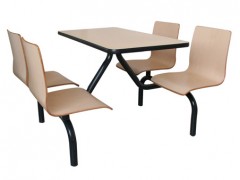 板式桌椅，云浮餐桌椅，快餐店桌椅系列【图】