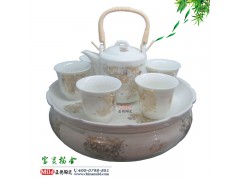 景德镇陶瓷茶具 馈赠礼品陶瓷茶具 订做礼品陶瓷茶具