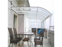 苏州质优耐用PC耐力板遮阳雨棚、弧形阳光房、pc板加工