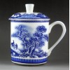 景德镇陶瓷礼品公司 订做礼品陶瓷茶杯 政府用瓷茶杯