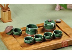 （定窑） 陶底活瓷系列之纵横四海套组 高档礼品茶具