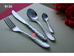 R136Aliess不锈钢刀叉餐具 酒店用品餐具 水立方刀叉