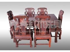 老挝红酸枝象头餐桌 红木清式餐桌 红木家用家具