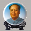 毛泽东领导人物纪念瓷盘 批量定制挂盘摆件 个性装饰瓷盘
