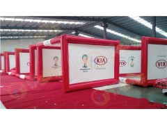 郑州支架游泳池厂家批量生产2014年巴西世界杯充气足球门