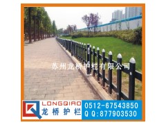 PVC塑钢草坪栅栏/塑钢花坛围栏/龙桥护栏专业制造