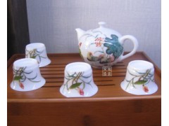 陶瓷提梁壶茶具，茶具礼品，单位礼品茶具批发