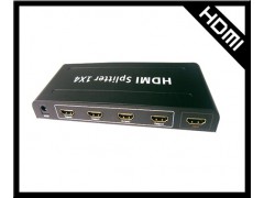HDMI接口分配器一进四出支持1080P和3D信号传输