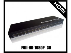 HDMI接口分配器 一进十六出支持1080P和3D无损传输