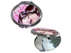 热转印化妆镜耗材 批发个性烫图空白化妆镜个性定制DIY金属