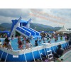 郑州威顺专业制造支架水池 水上乐园 充气滑梯 动漫水世界