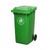 240L加厚型环卫塑料挂车桶，240升加强型塑料垃圾桶