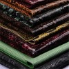 蛇纹花皮-802 皮聚皮革 厂家直销 优质皮革