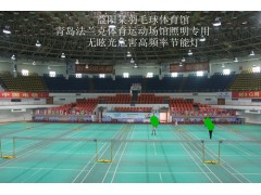 羽毛球体育运动馆400W金卤灯球场灯光节能改造工程简析