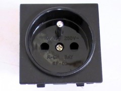 机柜电源插座 法式电源插座RF-0216A桌面IEC电源插座