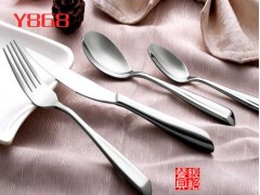 银貂供应 爱慕 Y868系列 不锈钢刀叉餐具  来样定做餐具