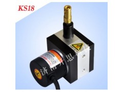 开思传感器、KS18系列脉冲输出信号拉线式位移传感器