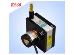 开思传感器、KS60系列脉冲输出信号拉线式位移传感器