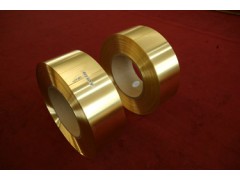 冲压黄铜带厂家-散热片用黄铜带-易焊接H65黄铜带