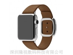 苹果手表 apple watch 不锈钢皮质回型扣 智能手表