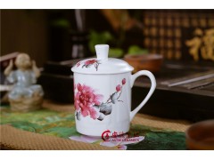 陶瓷茶杯 陶瓷茶杯定做 景德镇茶杯批发