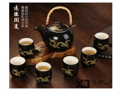 供应高档茶具套装礼品 手绘陶瓷茶具