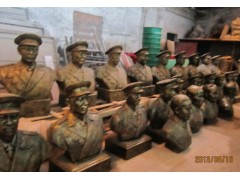 半身十人将军雕塑、一米高的半身像十人将军雕像厂家