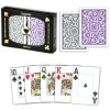 Copag1546宽牌大字灰色和紫色礼盒装塑料进口扑克牌
