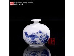 厂家批发供应陶瓷日用青花茶叶罐 专业定制陶瓷礼品罐